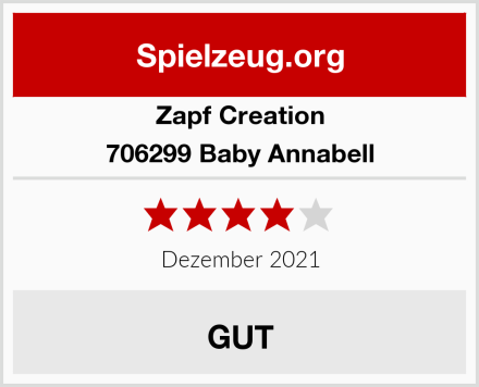 Zapf Creation 706299 Baby Annabell Test