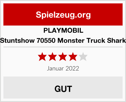 PLAYMOBIL Stuntshow 70550 Monster Truck Shark Test