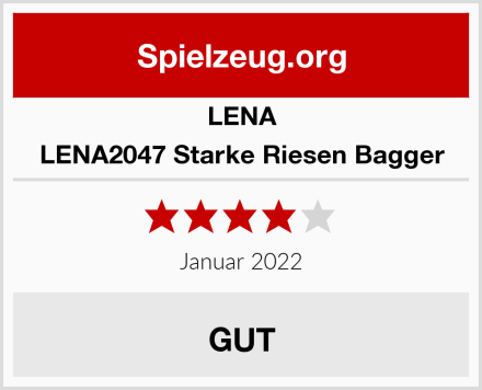 Lena LENA2047 Starke Riesen Bagger Test