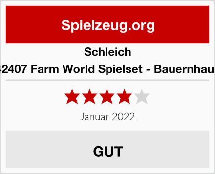 Schleich 42407 Farm World Spielset - Bauernhaus Test