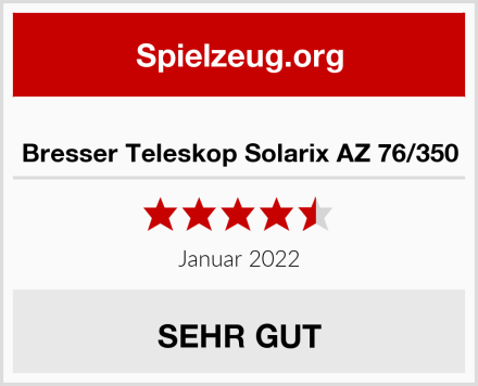  Bresser Teleskop Solarix AZ 76/350 Test
