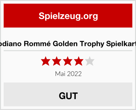  Modiano Rommé Golden Trophy Spielkarten Test