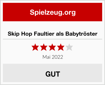  Skip Hop Faultier als Babytröster Test