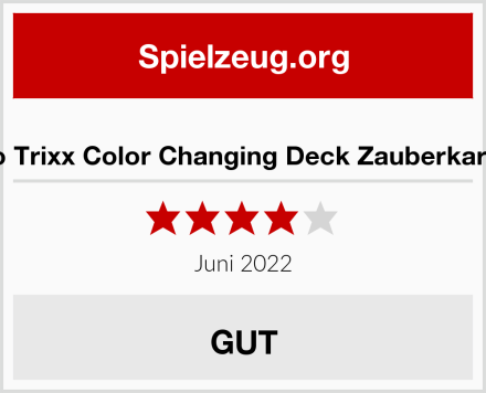  Pro Trixx Color Changing Deck Zauberkarten Test