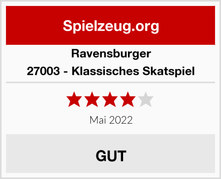 Ravensburger 27003 - Klassisches Skatspiel Test