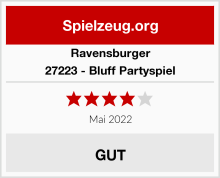 Ravensburger 27223 - Bluff Partyspiel Test