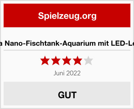 Nobleza Nano-Fischtank-Aquarium mit LED-Leuchten Test