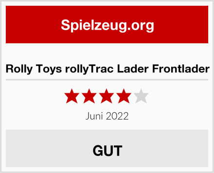  Rolly Toys rollyTrac Lader Frontlader Test