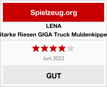 LENA Starke Riesen GIGA Truck Muldenkipper Test