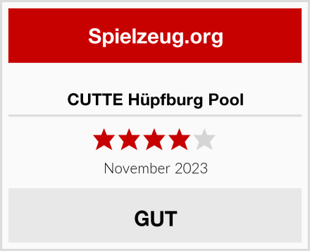  CUTTE Hüpfburg Pool Test