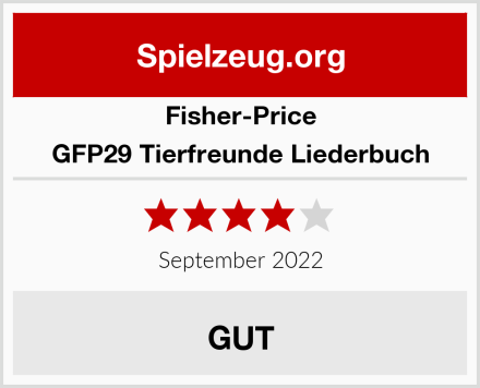 Fisher-Price GFP29 Tierfreunde Liederbuch Test