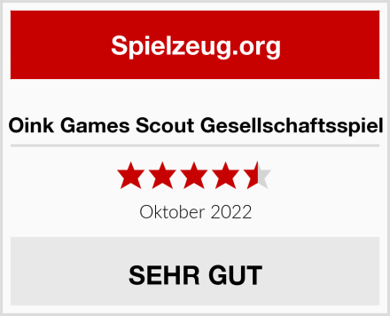  Oink Games Scout Gesellschaftsspiel Test