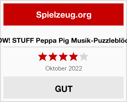  WOW! STUFF Peppa Pig Musik-Puzzleblöcke Test