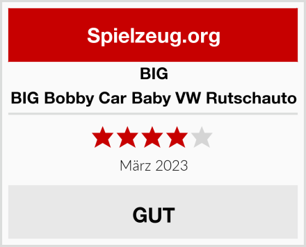 BIG BIG Bobby Car Baby VW Rutschauto Test