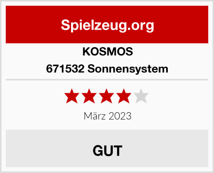 KOSMOS 671532 Sonnensystem Test