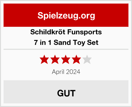 Schildkröt Funsports 7 in 1 Sand Toy Set Test