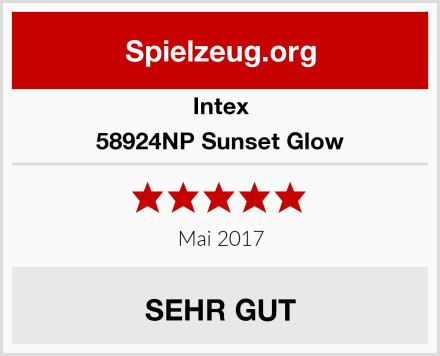 Intex 58924NP Sunset Glow Test