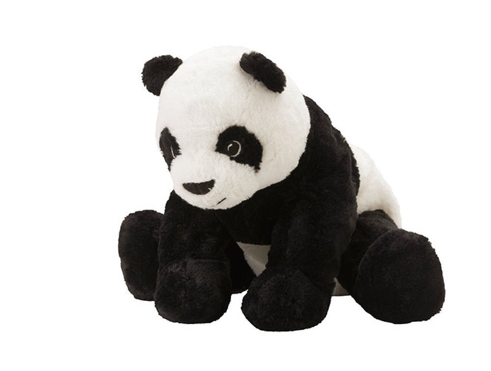 kuschlige Kinder Wärmflasche Wärmekissen Panda Bär Kuscheltier 36 cm 