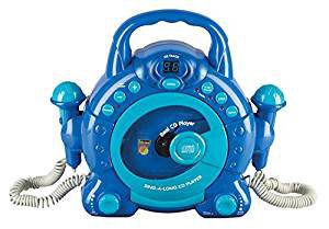 Kinder CD Player MP3 Player USB Port Netzteil 2 Karaoke Mikrophone 227409 