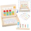  Sunarrive Montessori Spielzeug Holz Puzzle Sortierbox