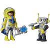 PLAYMOBIL 9492 Duo Pack Astronaut und Roboter
