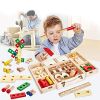  Buyger Holz-Werkzeugkoffer für Kinder