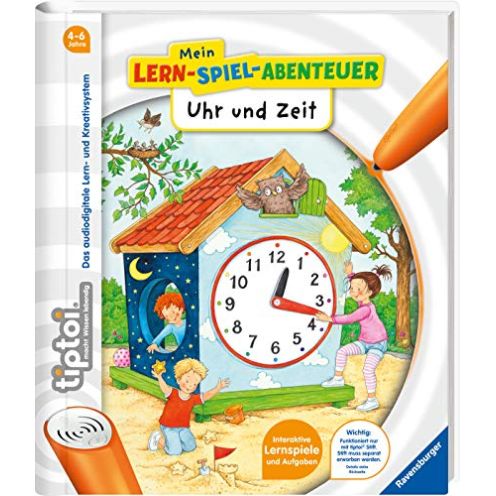 Ravensburger tiptoi Uhr und Zeit Mein Lern-Spiel-Abenteuer