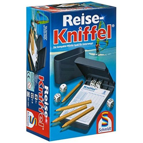 Schmidt Spiele 49091 Reise-Kniffel mit Zusatzblock