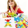  Tangram Geometrische Formen HolzPuzzles - Montessori Spielzeug