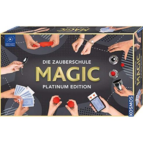 KOSMOS 697082 Die Zauberschule MAGIC Platinum Edition Zauberkasten