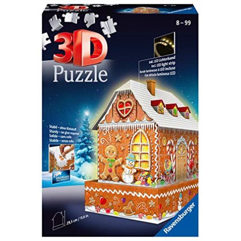 Ravensburger 3D Puzzle Lebkuchenhaus bei Nacht