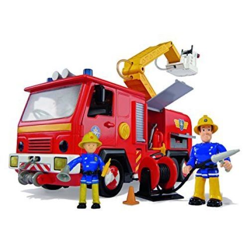 Simba 109257661 - Feuerwehrmann Sam Jupiter Feuerwehrauto