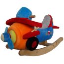 Sweety-toys Schaukeltier Flugzeug aus Soft Plüsch
