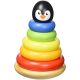 Tooky Toy Steckspiel aus Holz - Pinguin Turm Test