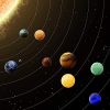  Anjing Die acht Planeten-Sonnensystem-Modell