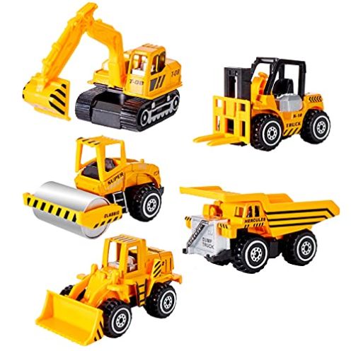  HERSITY Mini Bagger LKW Baufahrzeuge Spielzeug Set