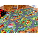 &nbsp; Snapstyle Kinder Spiel Teppich Little Village Grün in 24 Größen