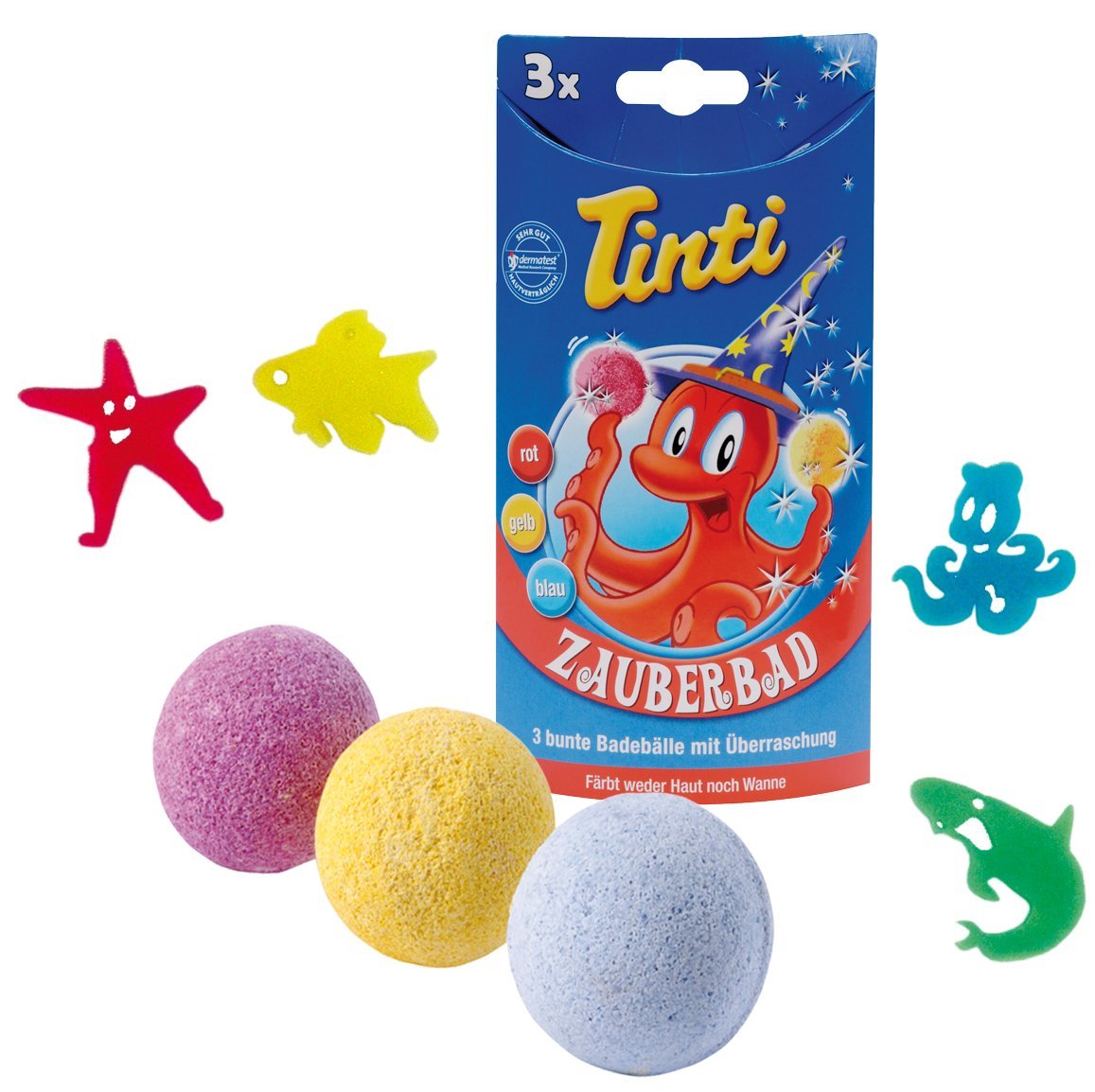 Tinti Zauberberg inkl Badewasserfarbe Spielzeug Kinder Badewanne zaubern NEU 