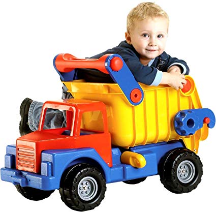 1 großer Kipper Laster Sandfahrzeug Lademulde LKW Truck Sandkasten-Spielzeug NEU 