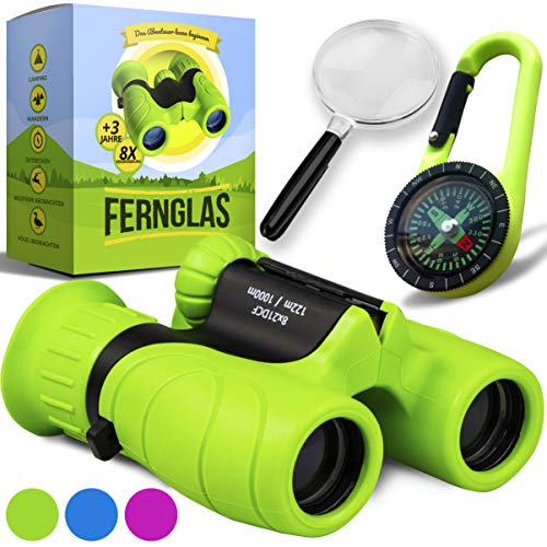 Dunkel CAREMILLE 4x30 Kunststoff Kinder Fernglas Teleskop Für Kinder Outdoor Spiele Spielzeug Kompakt